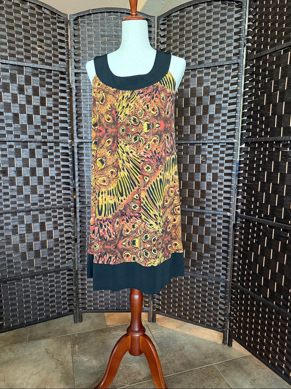 Ronni Nicole Multicolor Patterned Dress